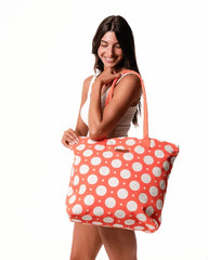 Polka Dot Beach Tote